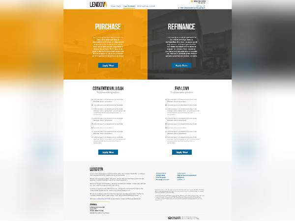 Loan Programs Landing Page - Faraz Akbar